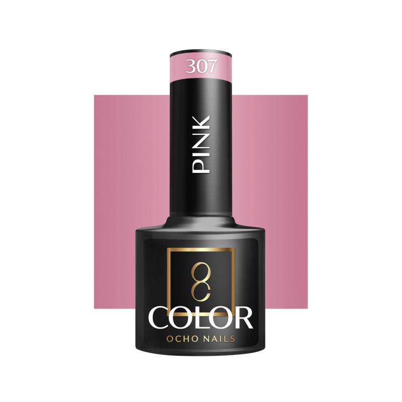 OCHO NAILS HYBRIDNÝ LAK NA NECHTY pink 307 -5 g