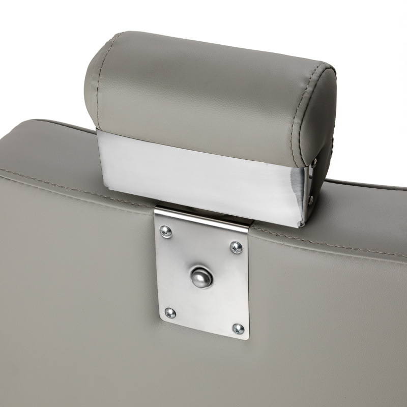 BARBERSKÉ KRESLO GABBIANO VISIONERIO – ŠEDÉ | Chrómový rám 9