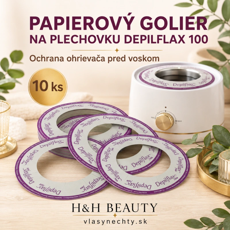 PAPIEROVÝ GOLIER NA PLECHOVKU 10 KS