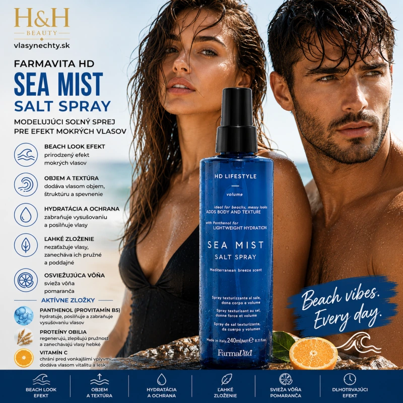 Farmavita HD Sea Mist Salt Spray 240 ml