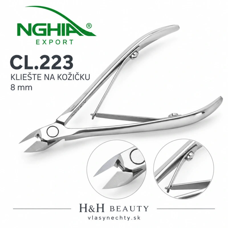 NGHIA EXPORT CL.223 kliešte na kožtičku, 8 mm