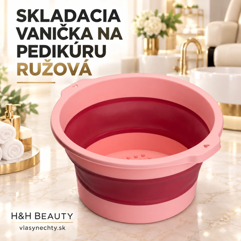 SKLADACIA VANIČKA NA PEDIKÚRU RUŽOVÁ