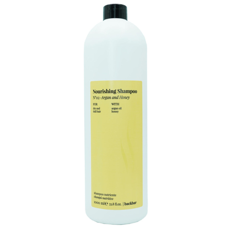 Farmavita BACKBAR NOURISING SHAMPOO Č.02 - ARGANOVÝ OLEJ A MED 1000ml 1