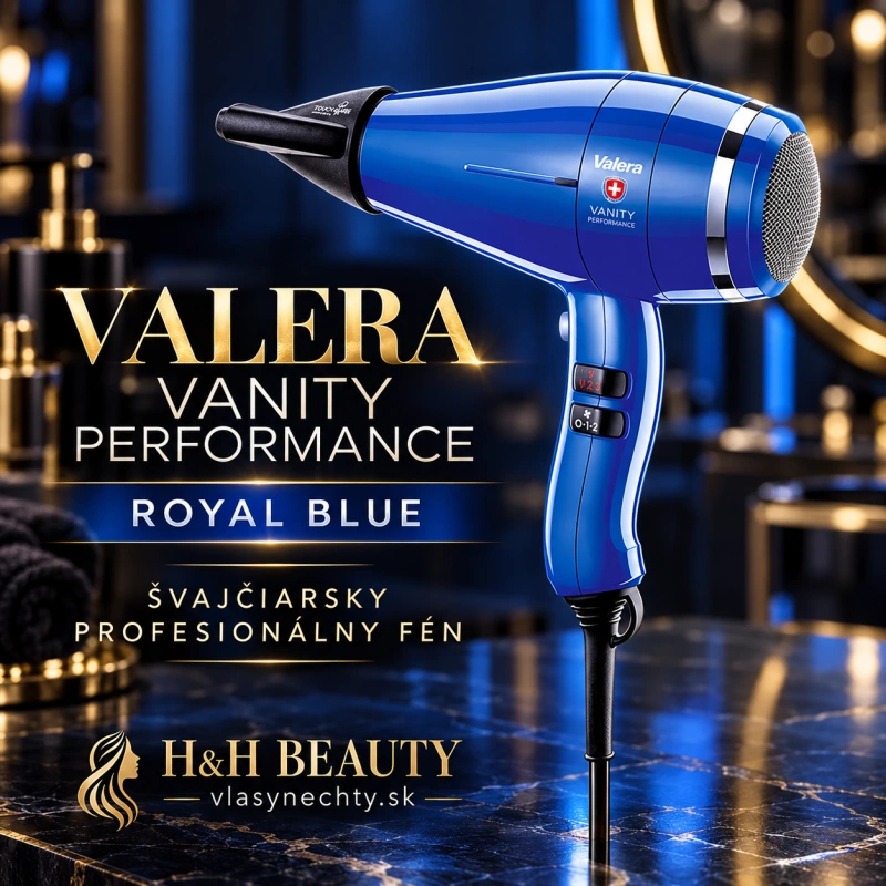 VALERA VANITY PERFORMANCE ROYAL BLUE – švajčiarsky profesionálny fén
