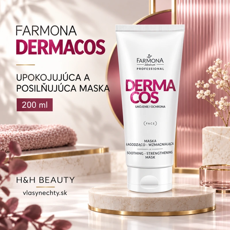 FARMONA DERMACOS Upokojujúca a posilňujúca maska na tvár 200ml
