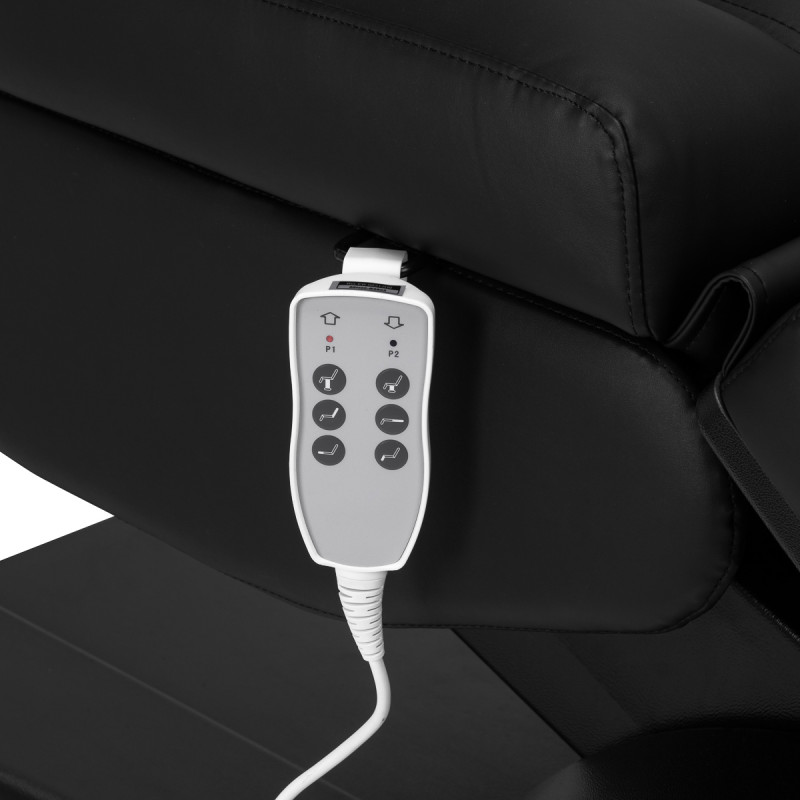 Kozmetické kreslo Azzurro Lux 3m čierne 10