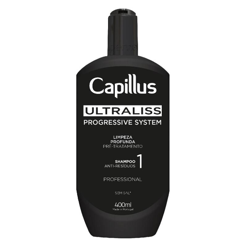 Capillus Ultraliss Nanoplasty, čistiaci šampón, krok 1, 400 ml