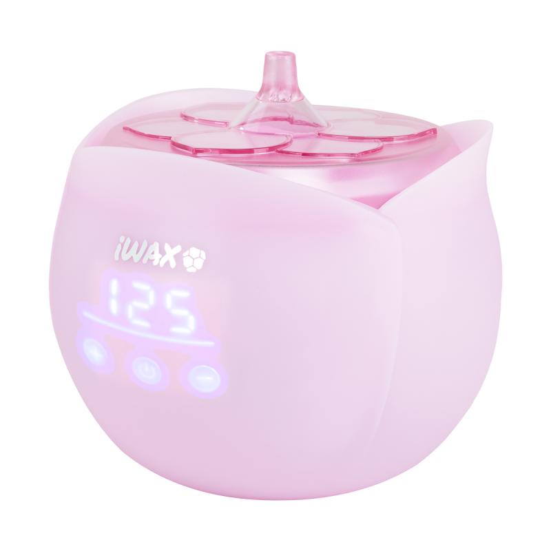 iWax Flower OHRIEVAČ DEPILAČNÉHO VOSKU V PLECHOVKE ružový 40W 450ml ružový