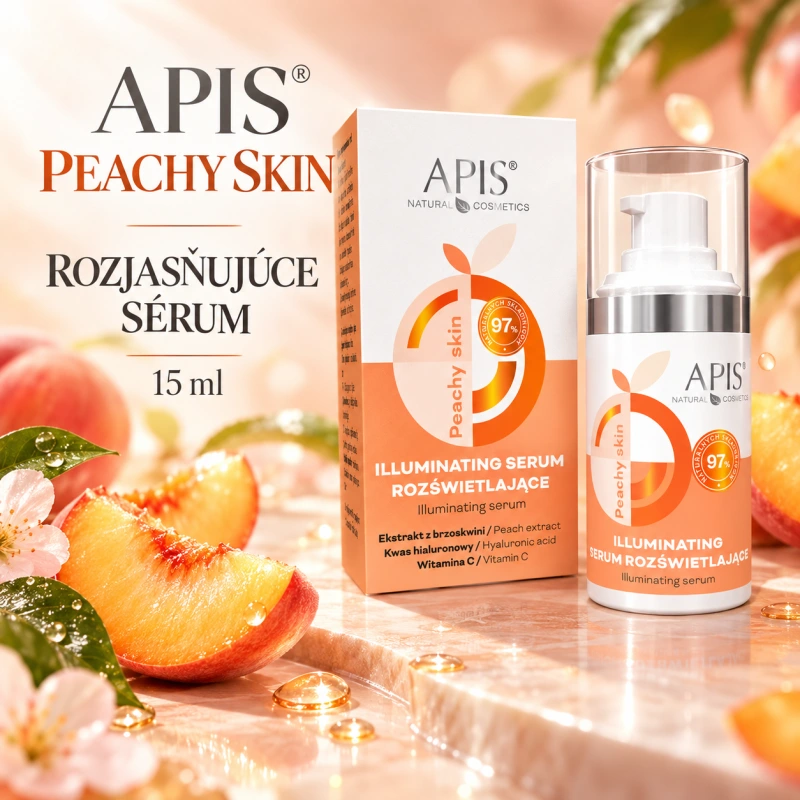 Apis PEACHY SKIN – Rozjasňujúce sérum 15 ml