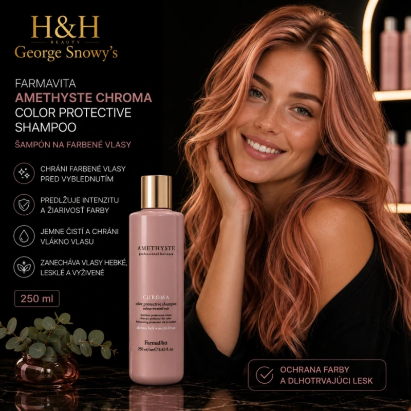Farmavita AMETHYSTE CHROMA COLOR PROTECTIVE SHAMPOO 250ml 2