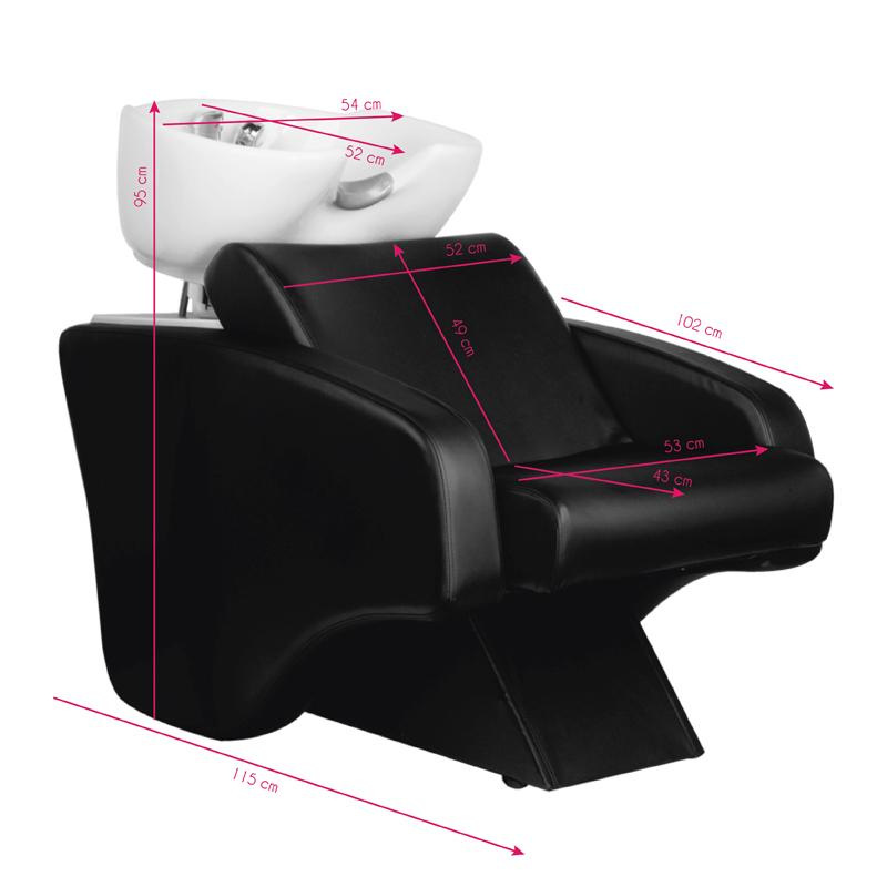 KADERNÍCKY UMÝVACÍ BOX HAIR SYSTEM C38 ČIERNY 7