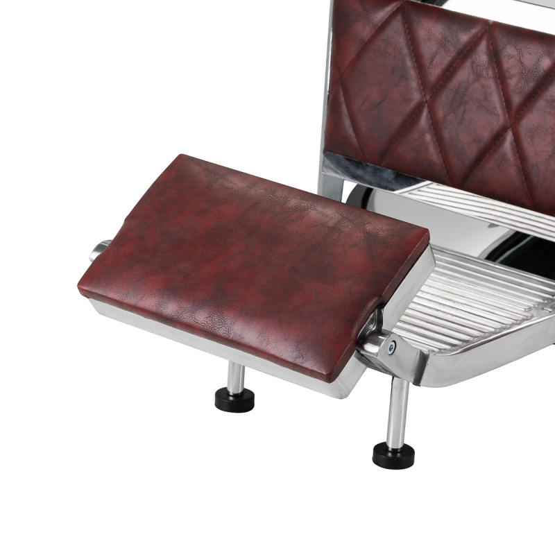 Barberské kreslo Hair System BM88066 bordová 12