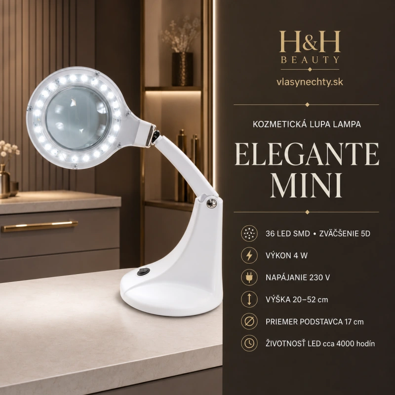 KOZMETICKÁ LUPA LAMPA ELEGANTE MINI 36 LED SMD 5D