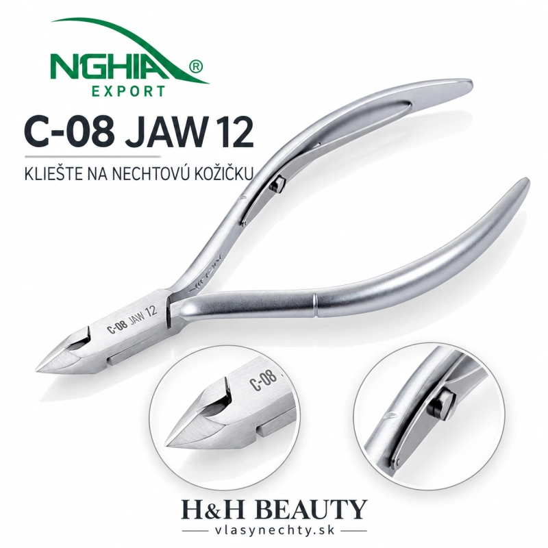 NGHIA EXPORT KLIEŠTE NA NECHTOVÚ KOŽIČKU C-08 JAW 12