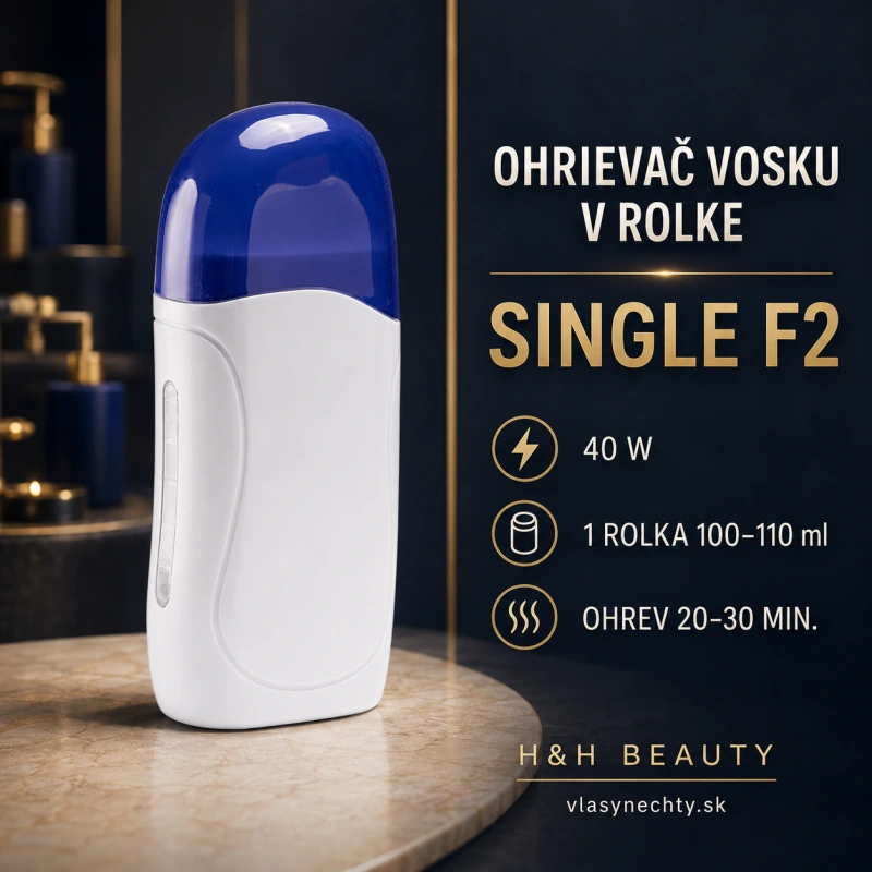 OHRIEVAČ DEPILAČNÉHO VOSKU V ROLKE SINGLE F2 40W BIELA