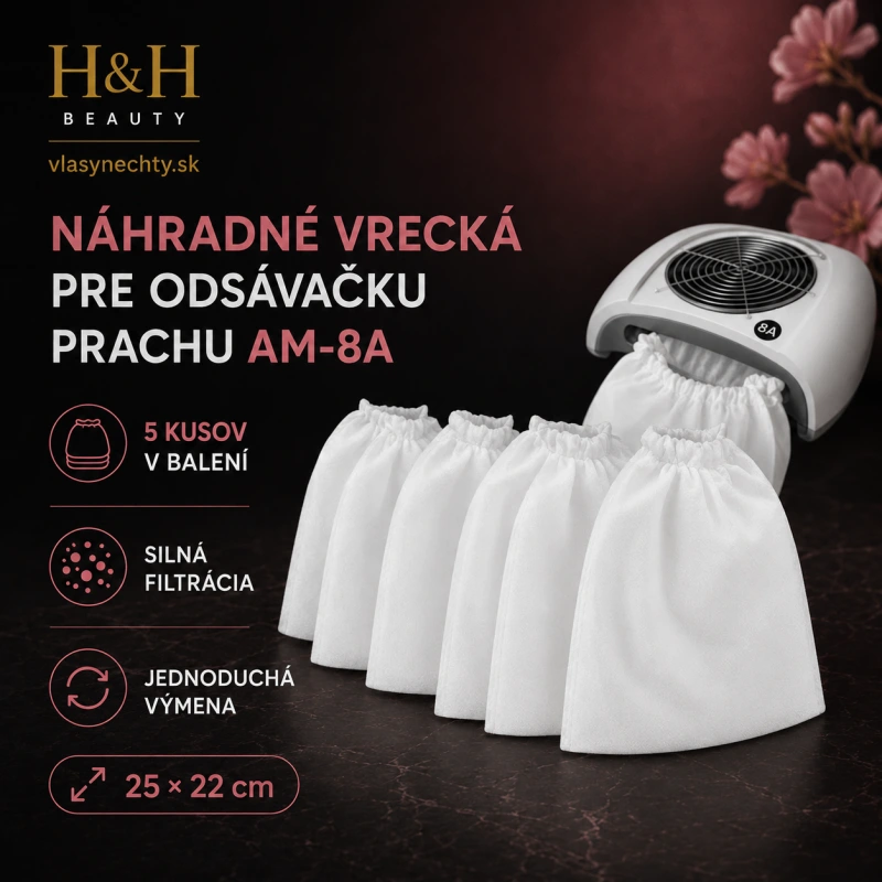 NÁHRADNÉ VRECKO NA ODSÁVAČKU PRACHU NA NECHTY 8A 5 kusov