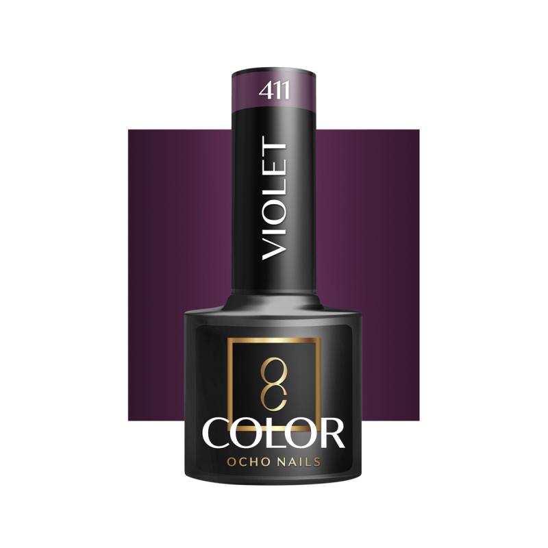 OCHO NAILS HYBRIDNÝ LAK NA NECHTY violet 411 -5 g