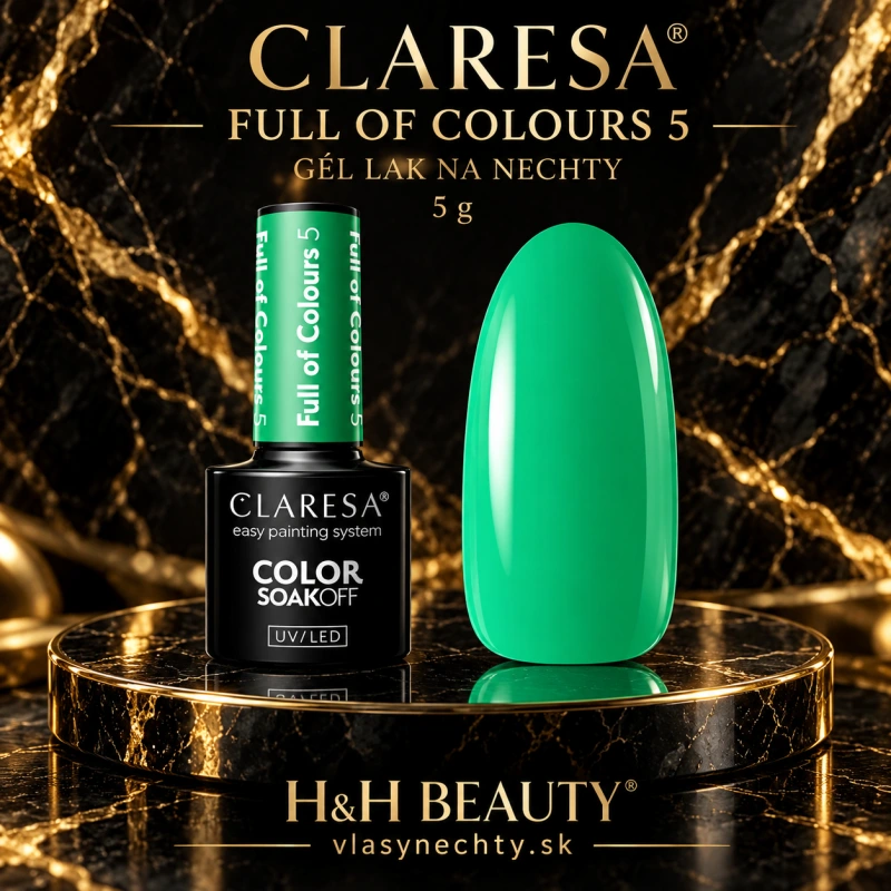 Gél lak na nechty CLARESA full of colours 5 -5g