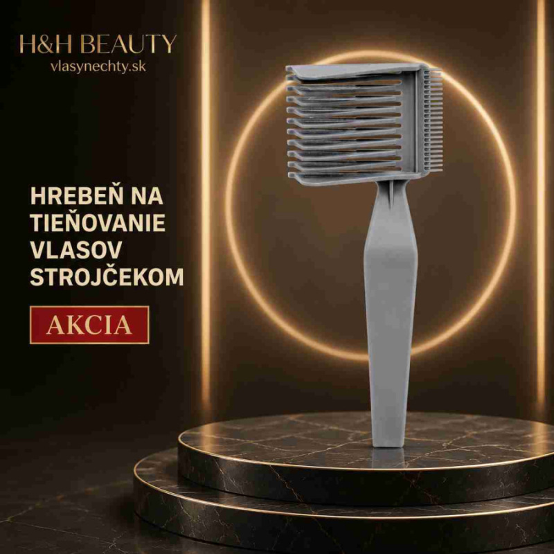 KADERNÍCKY HREBEŇ na tieňovanie vlasov strojčekom 5