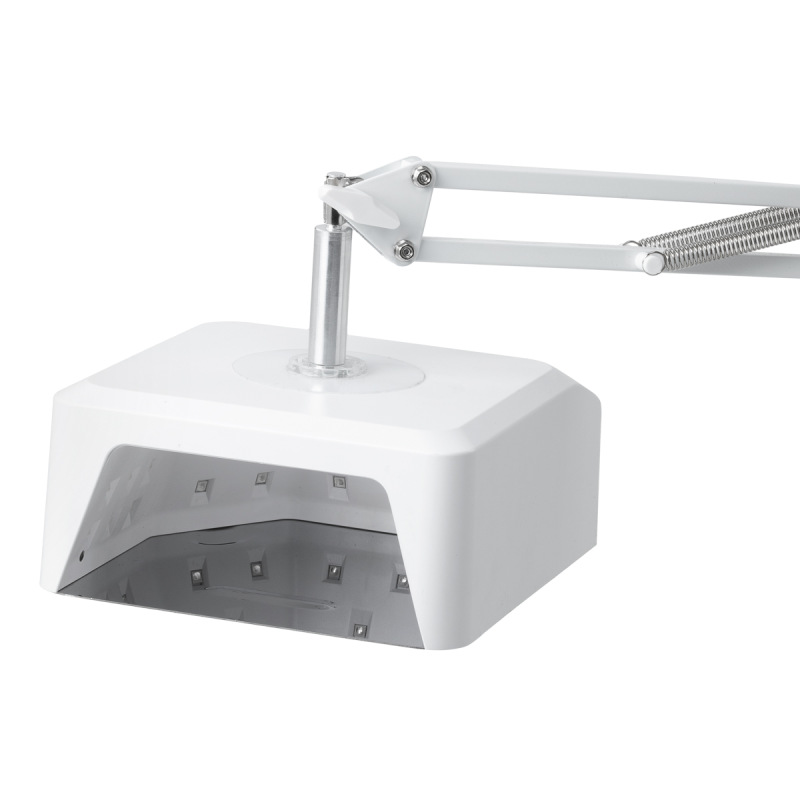 UV LED lampa Glow 112 s kovovým dnom 48 W na pedikúru so statívom 3