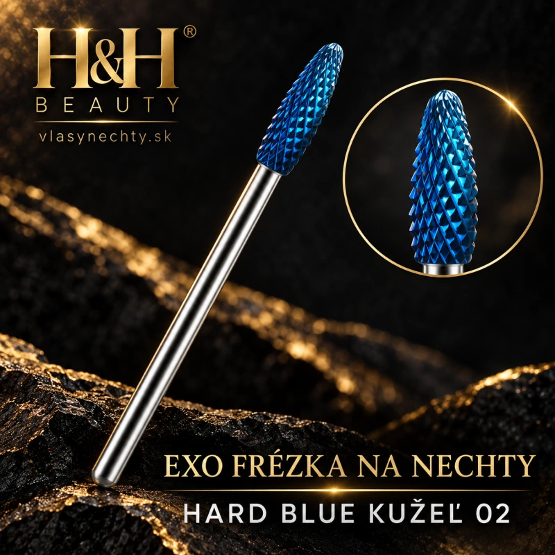 EXO FRÉZKA NA NECHTY HARD BLUE KUŽEĽ 02