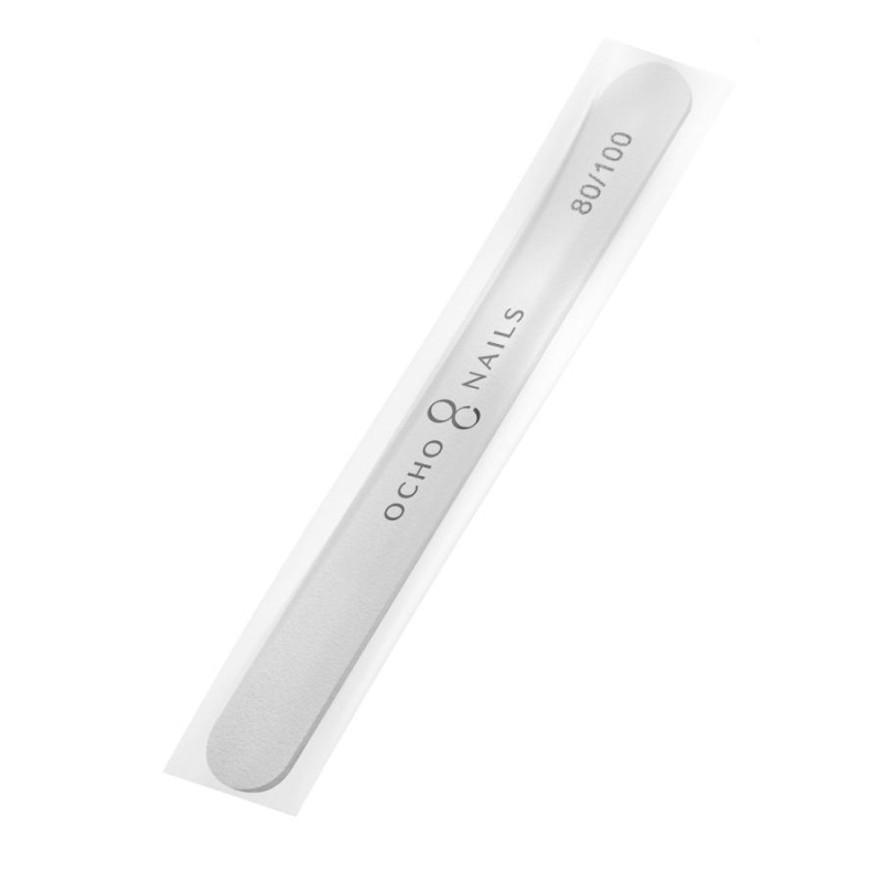 Ocho Nails rovný pilník 80/100 1 ks. safe pack 4