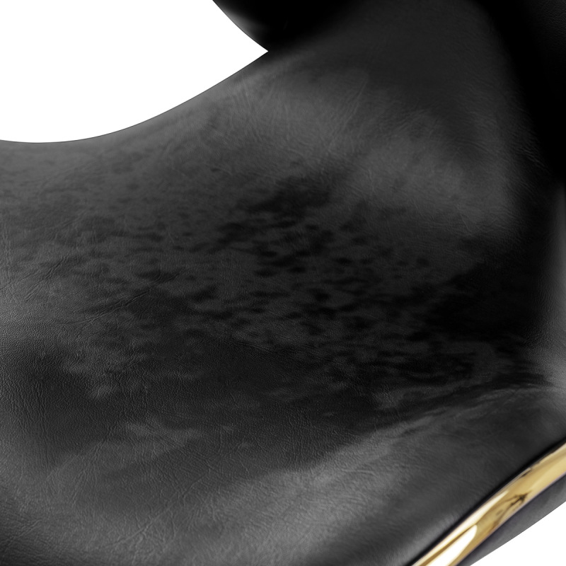 Kozmetická stolička Gabbiano Q-4599G čierna V2 5