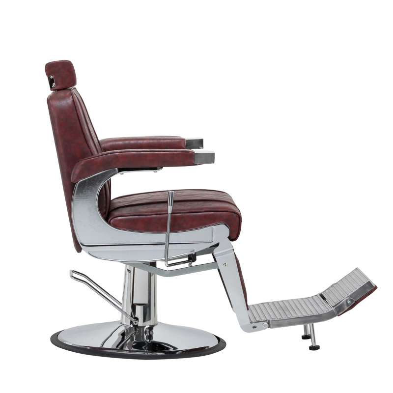Barberské kreslo Hair System BM88066 bordová 1
