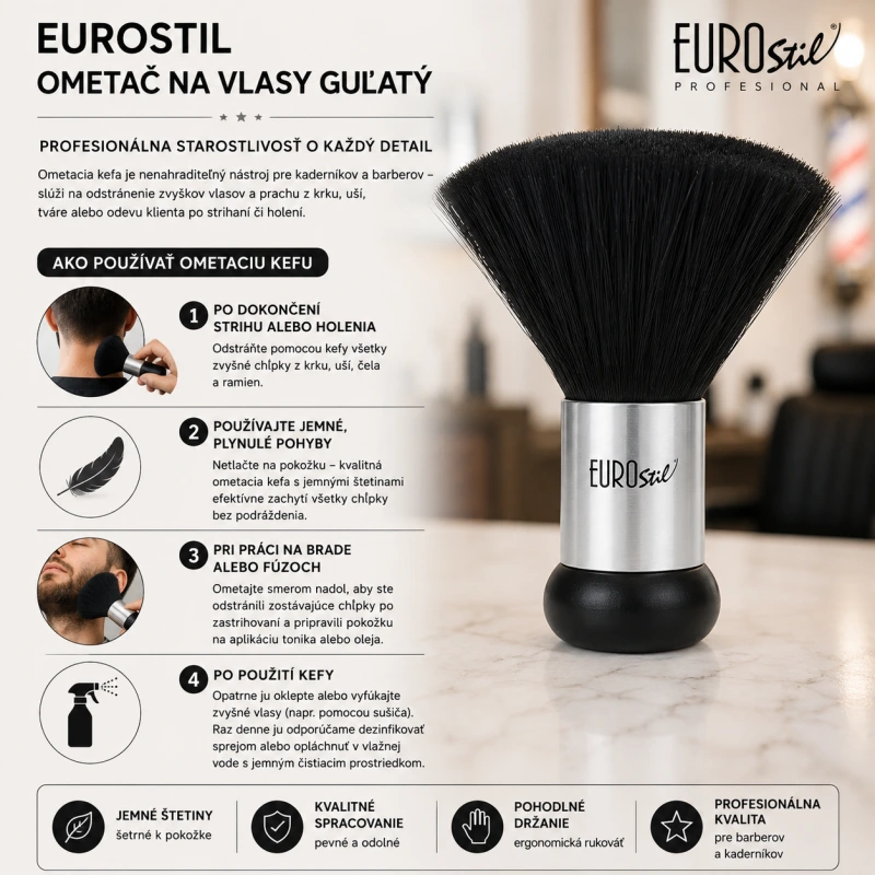 EUROSTIL OMETAČ NA VLASY GUĽATÝ