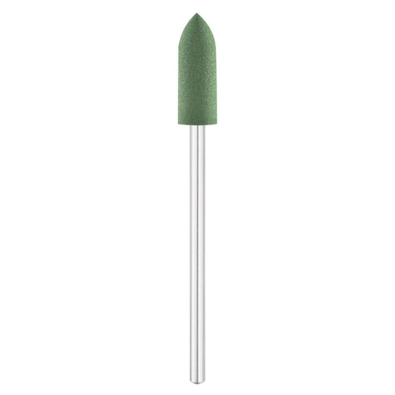 EXO GUMENÁ FRÉZKA NA NECHTY ZELENÝ ŠPICATÝ VÁLEC Ø5,5MM /32 1