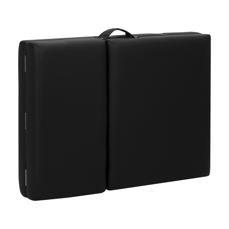 BALANCE – skladací masážny stôl, drevený, 3-segmentový, čierny 14