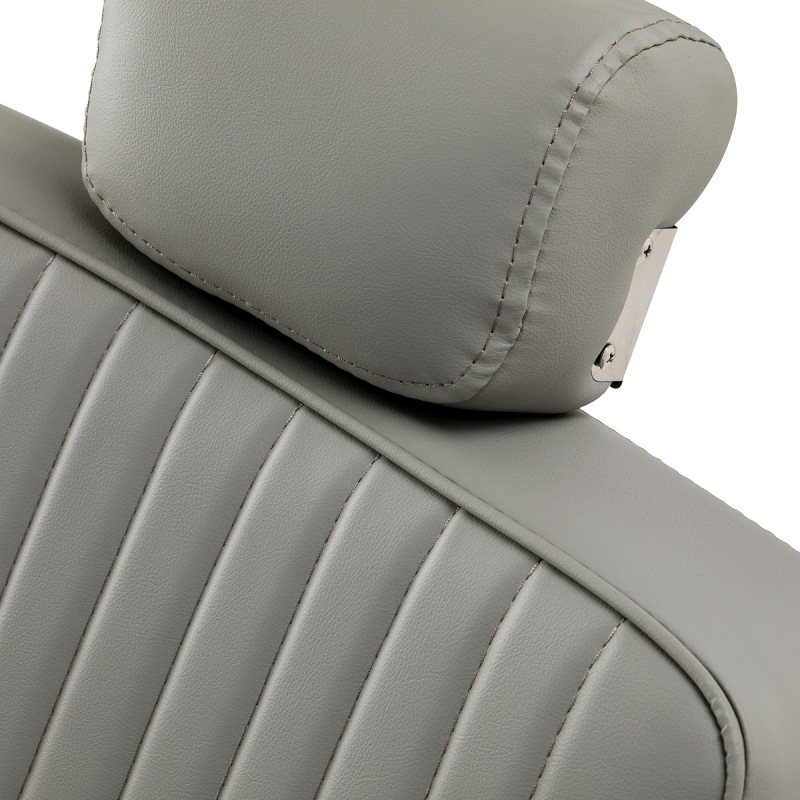 BARBERSKÉ KRESLO GABBIANO VISIONERIO – ŠEDÉ | Chrómový rám 12