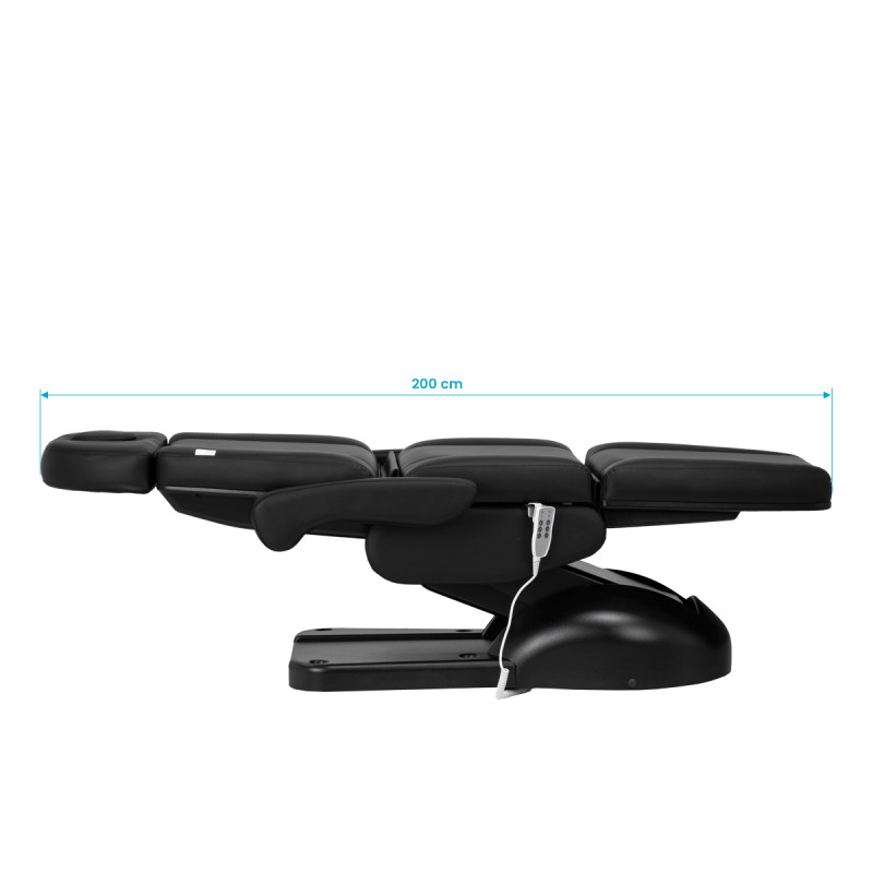 Kozmetické kreslo Azzurro Lux 3m čierne 18