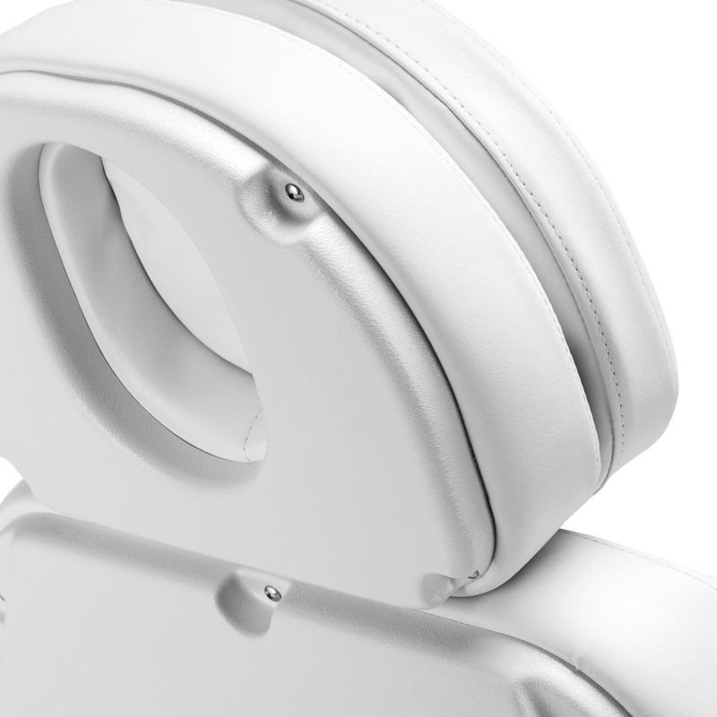 Elektryczny fotel kosmetyczny SILLON CLASSIC 3 silniki z podgrzewaniem biały 16