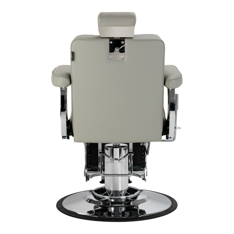 BARBERSKÉ KRESLO GABBIANO VISIONERIO – ŠEDÉ | Chrómový rám 4