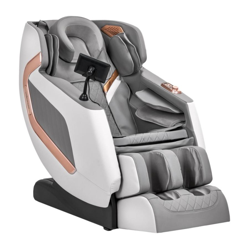 Masážne kreslo Sakura Classic 802A bielo-šedé 1