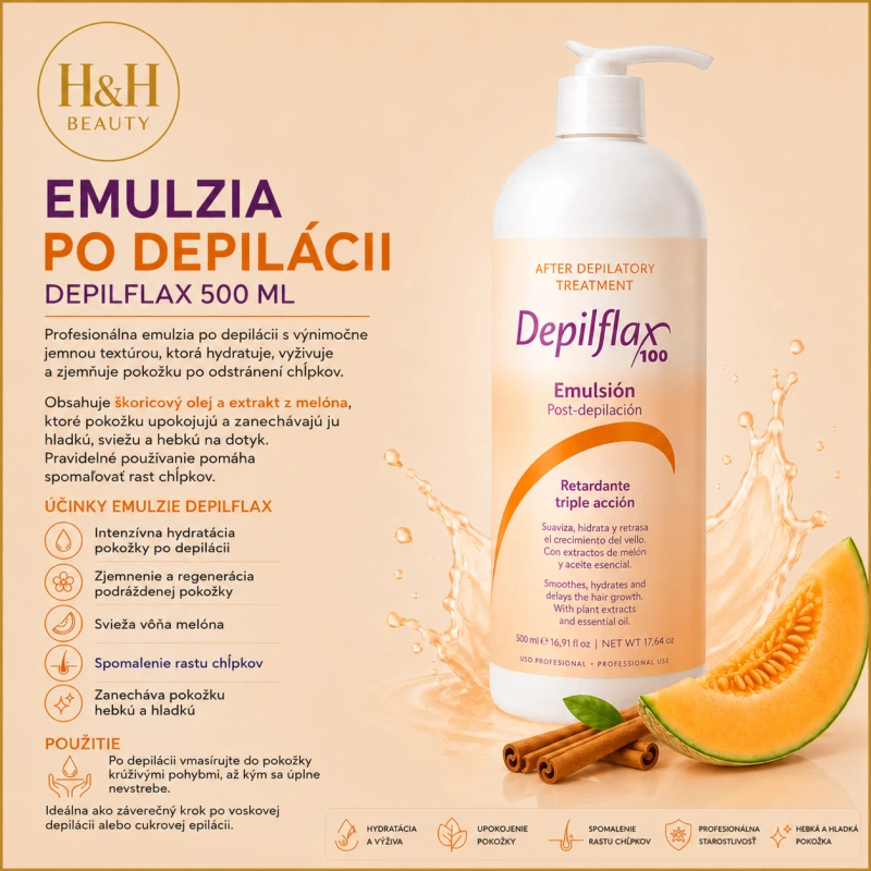 EMULZIA PO DEPILÁCII DEPILFLAX 500 ml