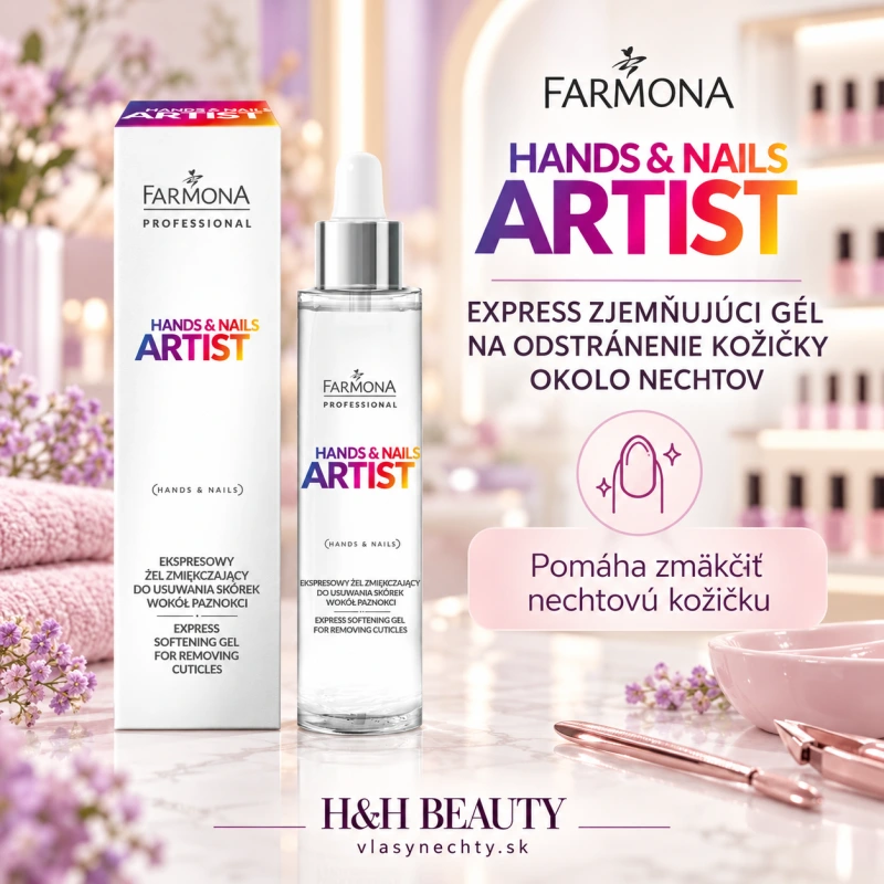 Farmona hands & nails artist express zmäkčujúci gél na odstránenie kožičky okolo nechtov