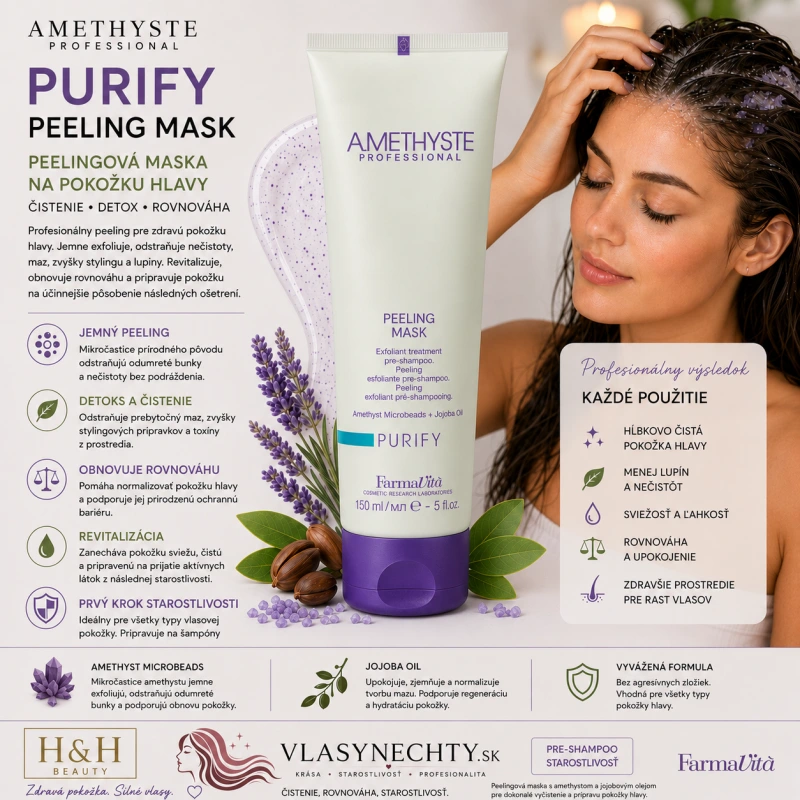Farmavita Amethyste Purify Peeling Mask 150 ml