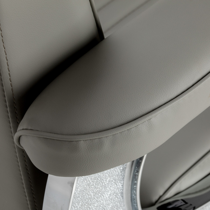 BARBERSKÉ KRESLO GABBIANO VISIONERIO – ŠEDÉ | Chrómový rám 11