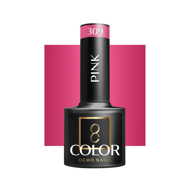 OCHO NAILS HYBRIDNÝ LAK NA NECHTY pink 309 -5 g