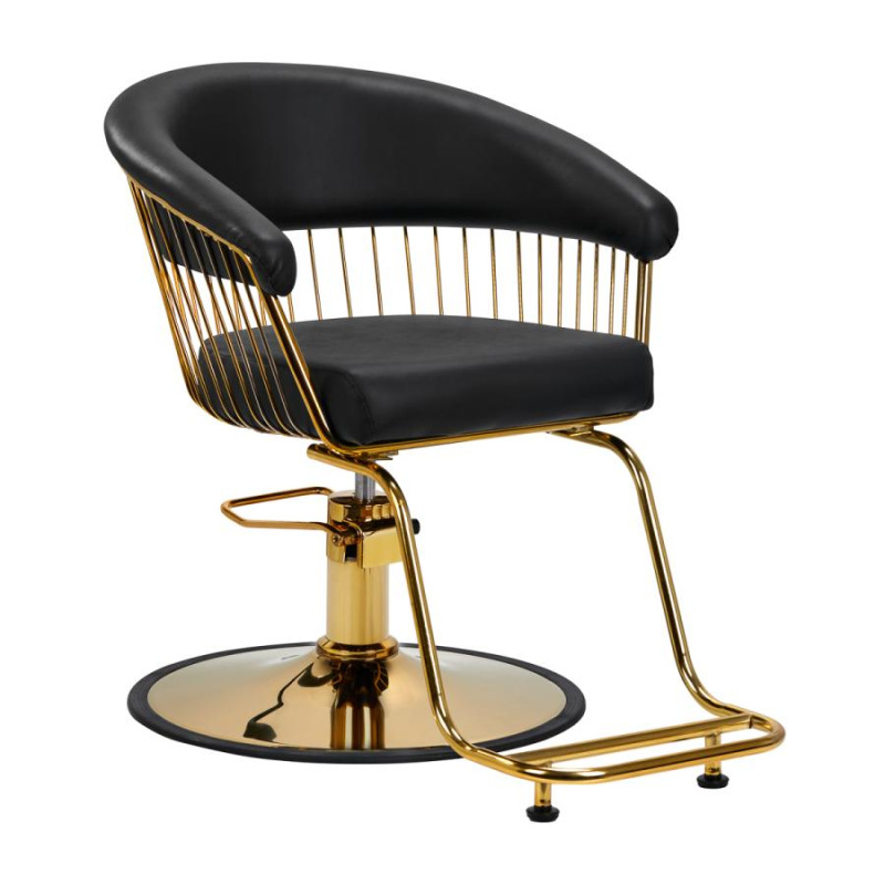 KADERNÍCKE KRESLO HAIR SYSTEM Lille gold black 1