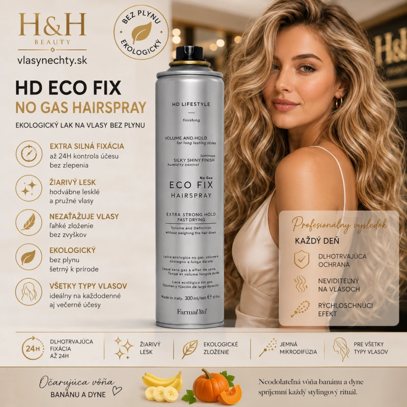 Farmavita HD Eco Fix No Gas Hairspray 300 ml