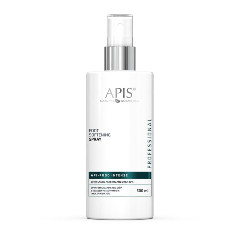 Zmäkčujúci sprej na nohy s AHA, BHA a 25% ureou Apis Api-Podo Intense 300ml 1