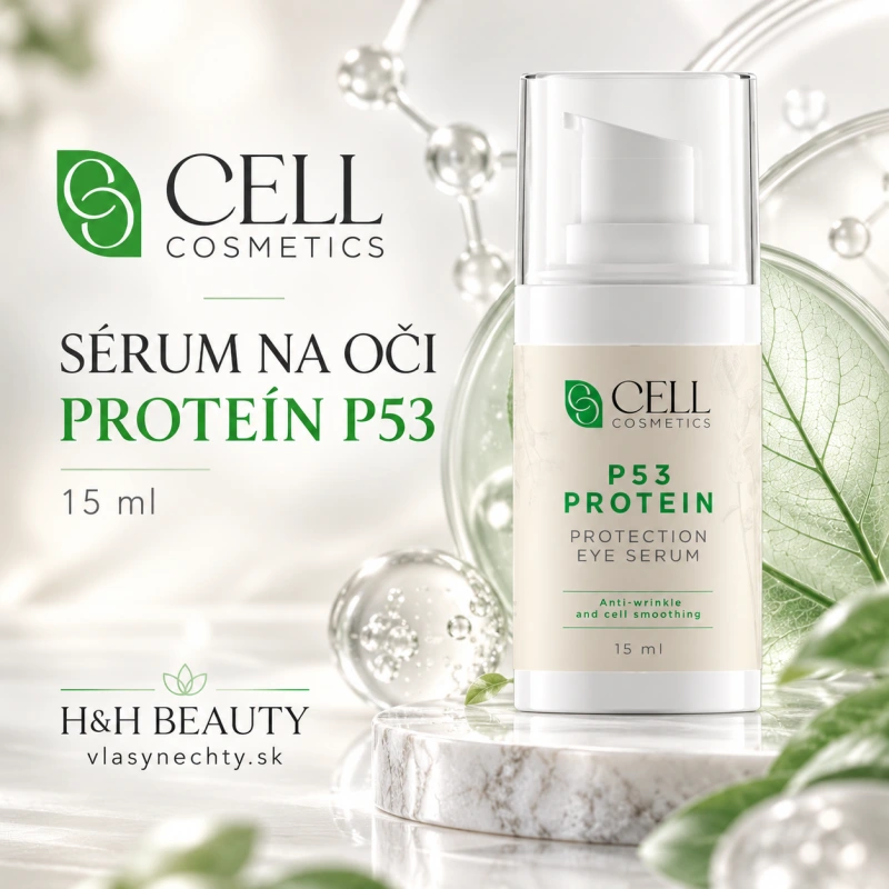 CELL COSMETICS Sérum na oči – proteín P53 – koncentrované sérum na oči 15 ml
