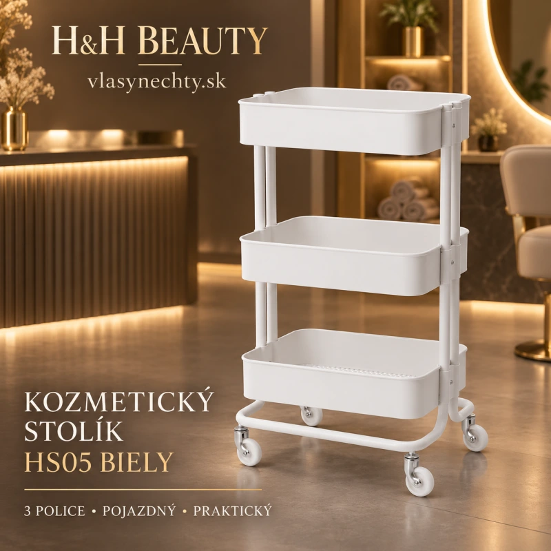 KOZMETICKÝ STOLÍK HS05 BIELY