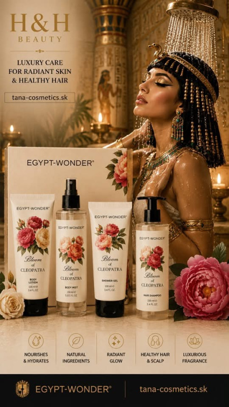 Kozmetická sada EGYPT-WONDER Bloom of Cleopatra 7