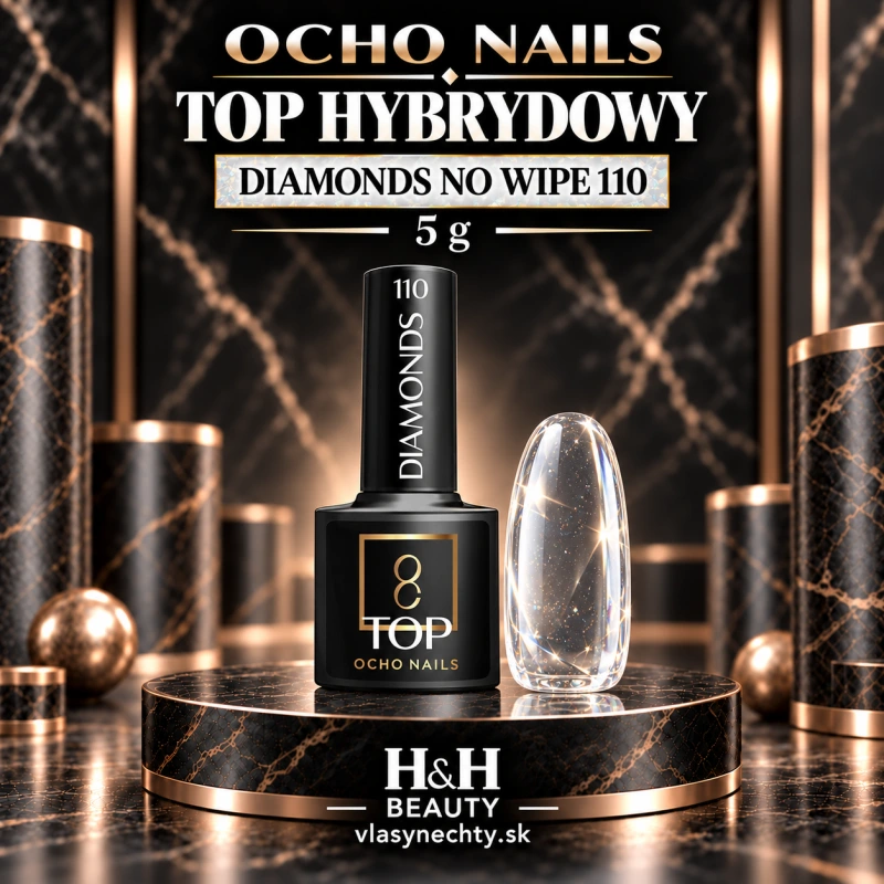 OCHO NAILS Top hybrid Diamonds no wipe 110 -5 g