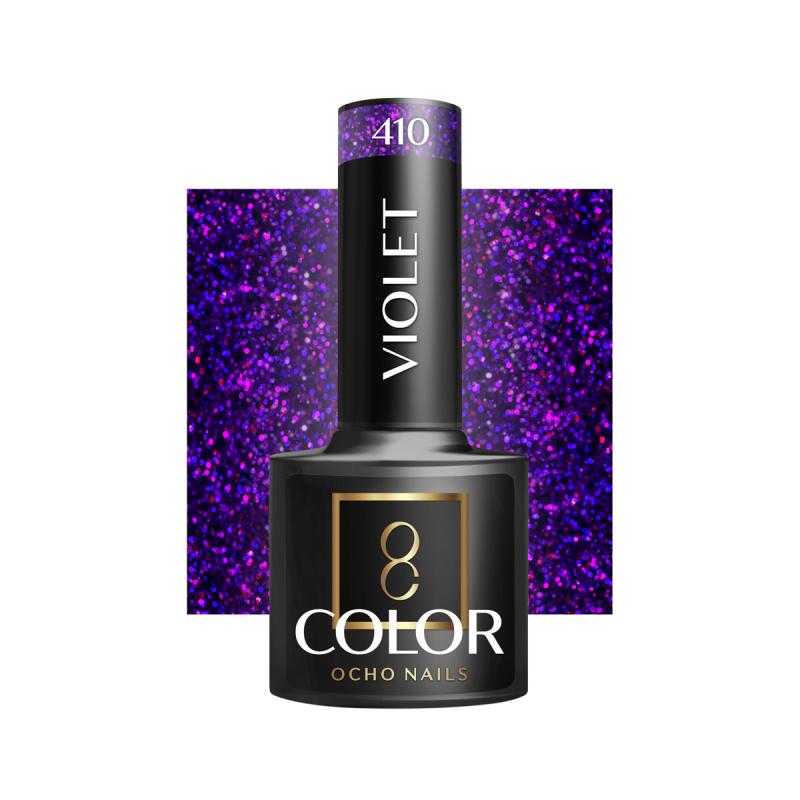 OCHO NAILS HYBRIDNÝ LAK NA NECHTY violet 410 -5 g