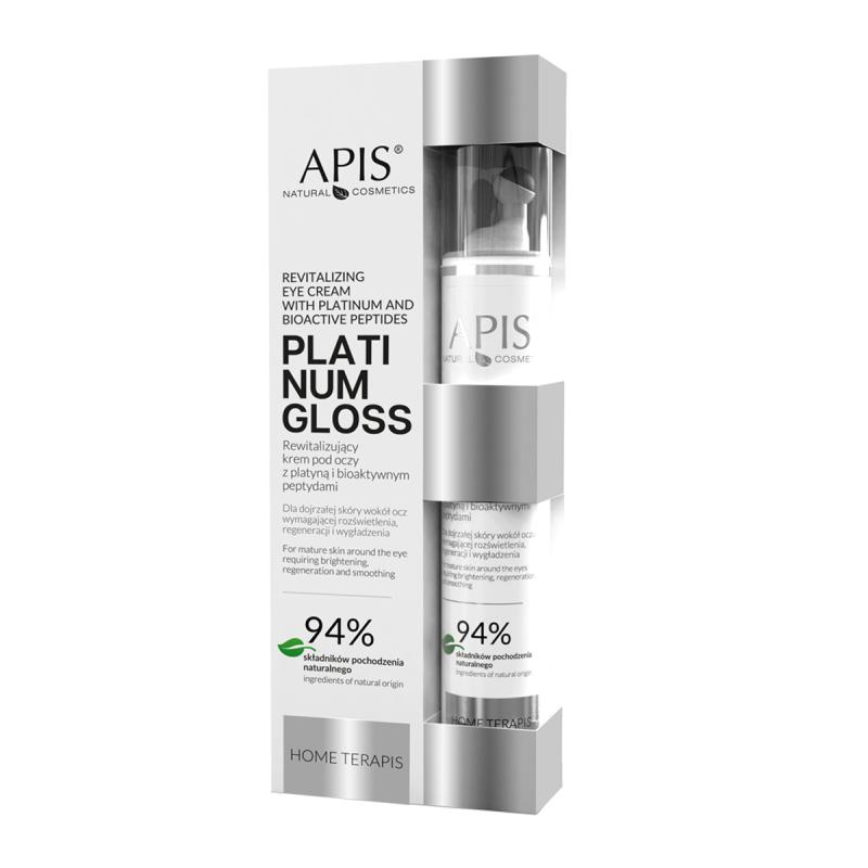 Apis home terapis platinum gloss revitalizační oční krém s platinou a bioaktivními peptidy